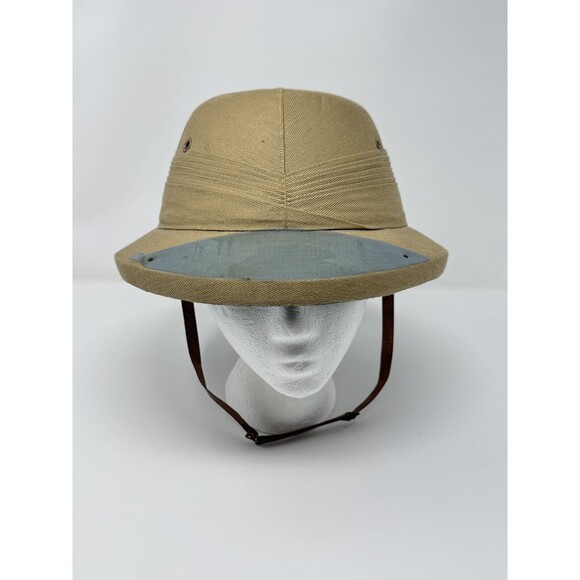 Safari Jungle Hat Helmet Made In India Size 6 7/8 Unisex Jumanji NWOT Costume - Picture 1 of 7